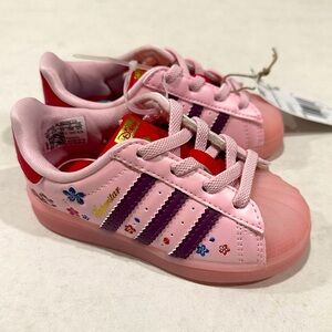 Adidas Superstar EL Disney Mushu Mulan Toddler Baby Kids Shoes Size 6